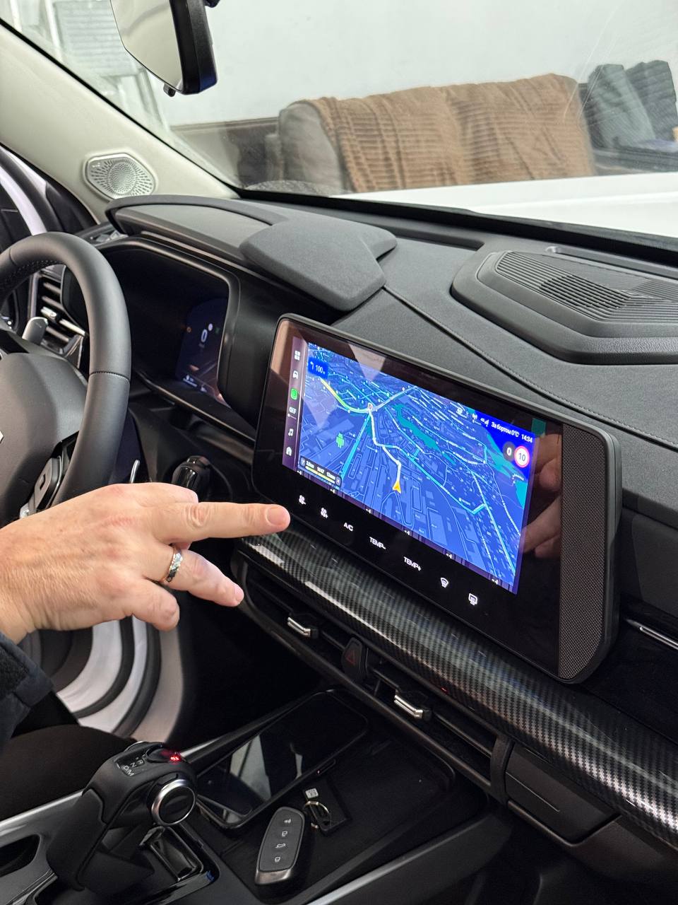 Интерфейс настроенной системы в Haval H3.