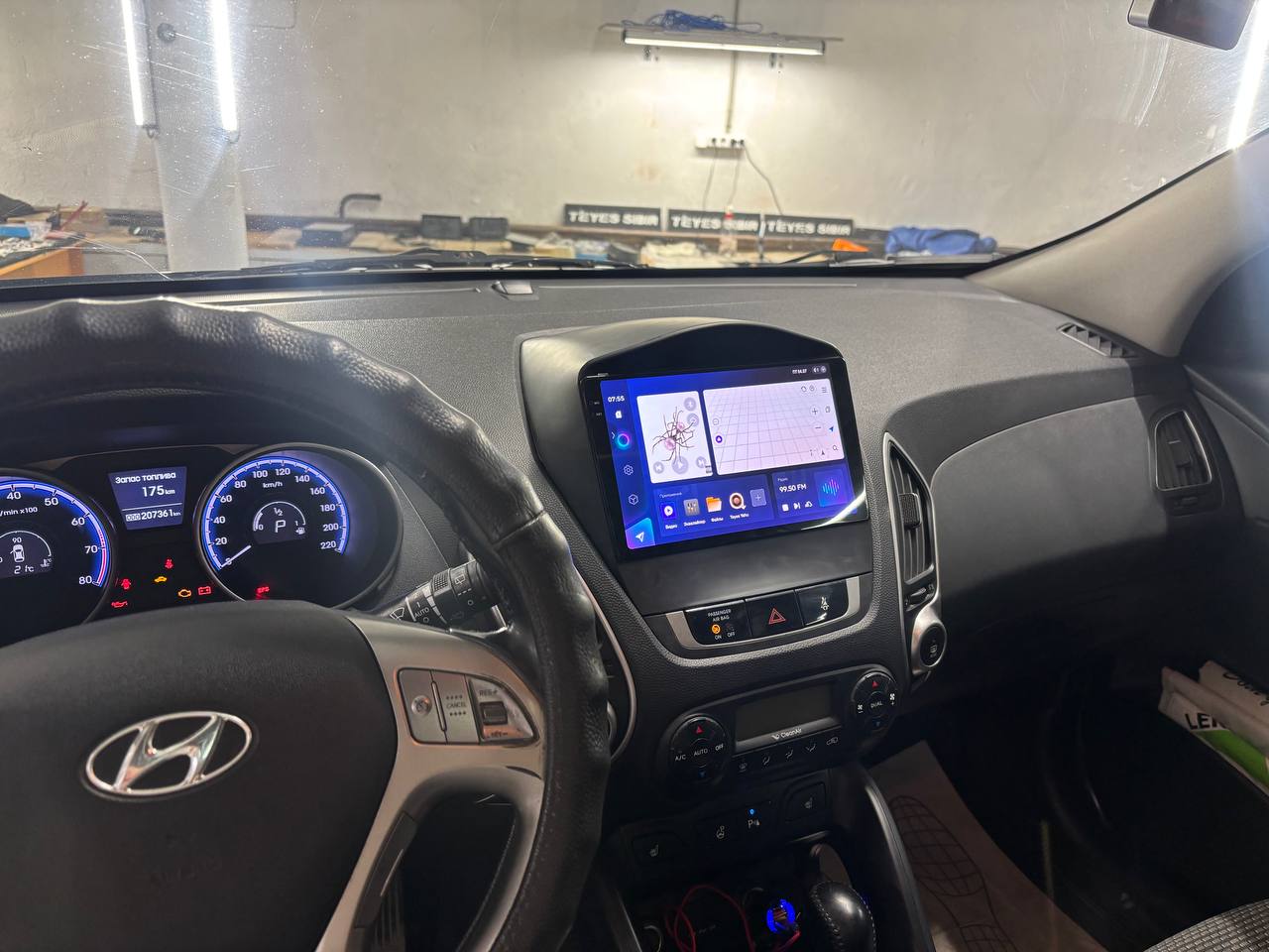TEYES CC3 2K после выполнения работ в Hyundai ix35.