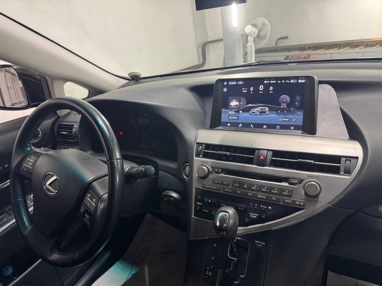 TEYES CC4 PRO после выполнения работ в Lexus RX350.
