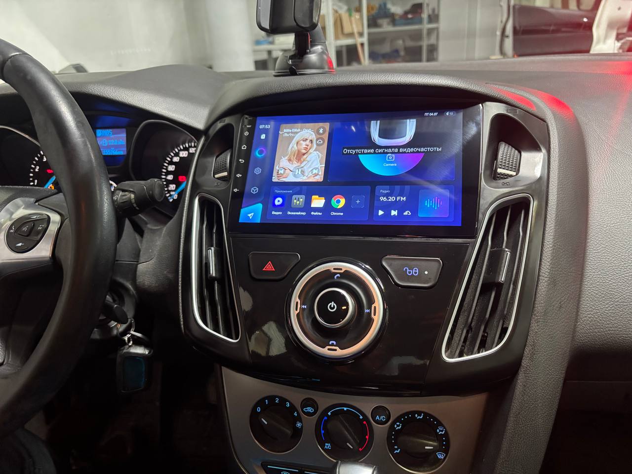 TEYES CC3 после выполнения работ в Ford Focus.