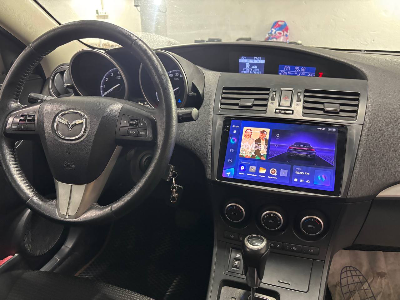 TEYES CC3 2K после выполнения работ в Mazda 3.