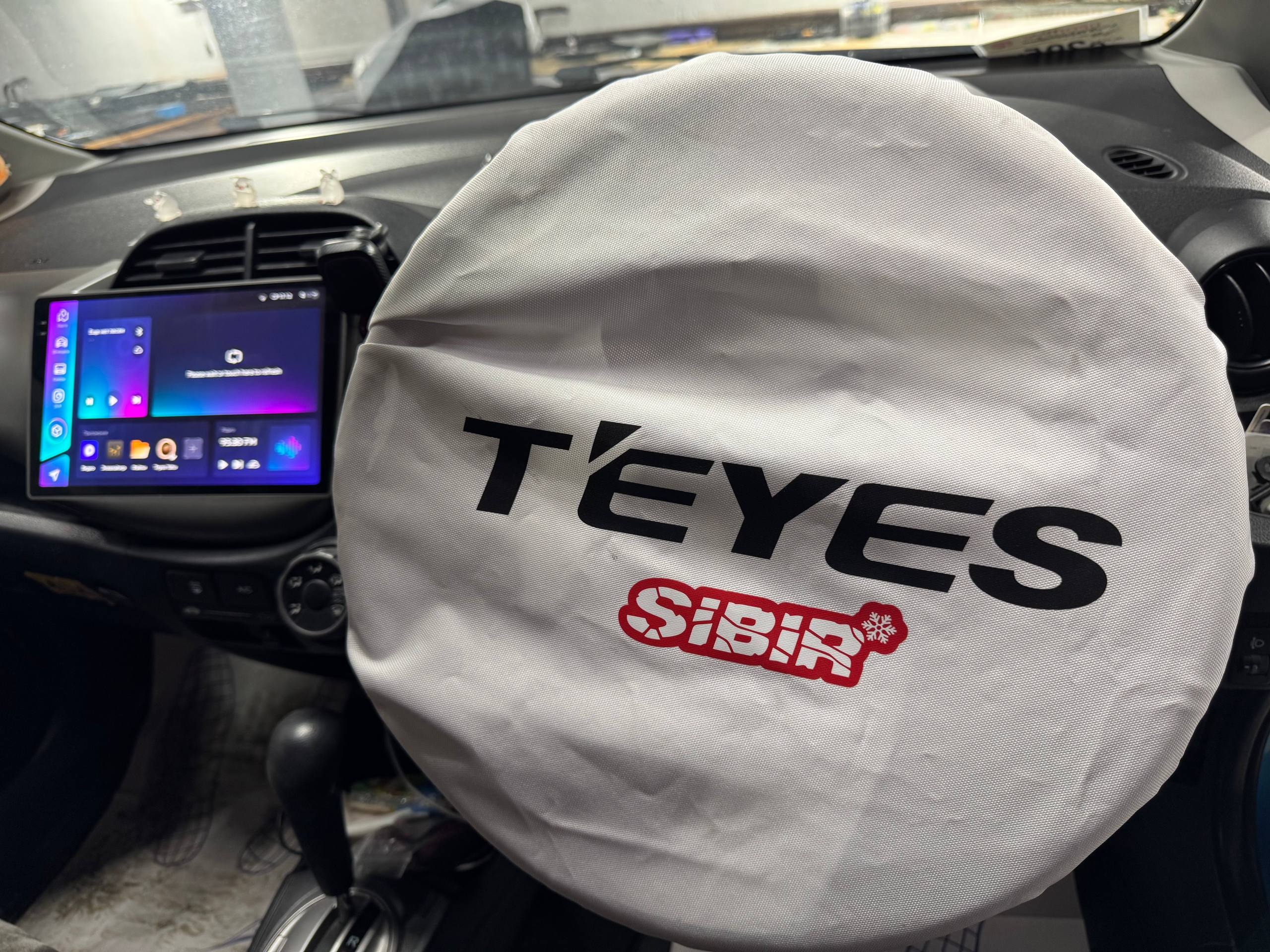 TEYES CC3 2K после установки в Honda Fit