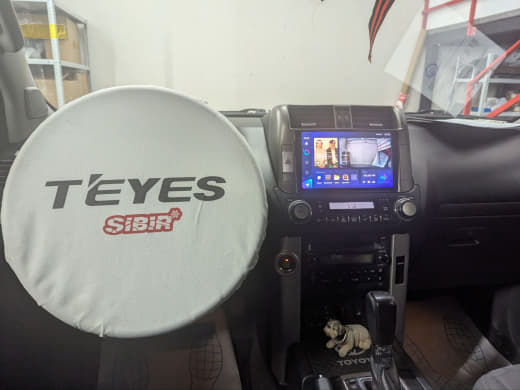 Мультимедиа TEYES CC3 2K после установки в Toyota Land Cruiser Prado 150 (2011) — TEYES Sibir, Новосибирск
