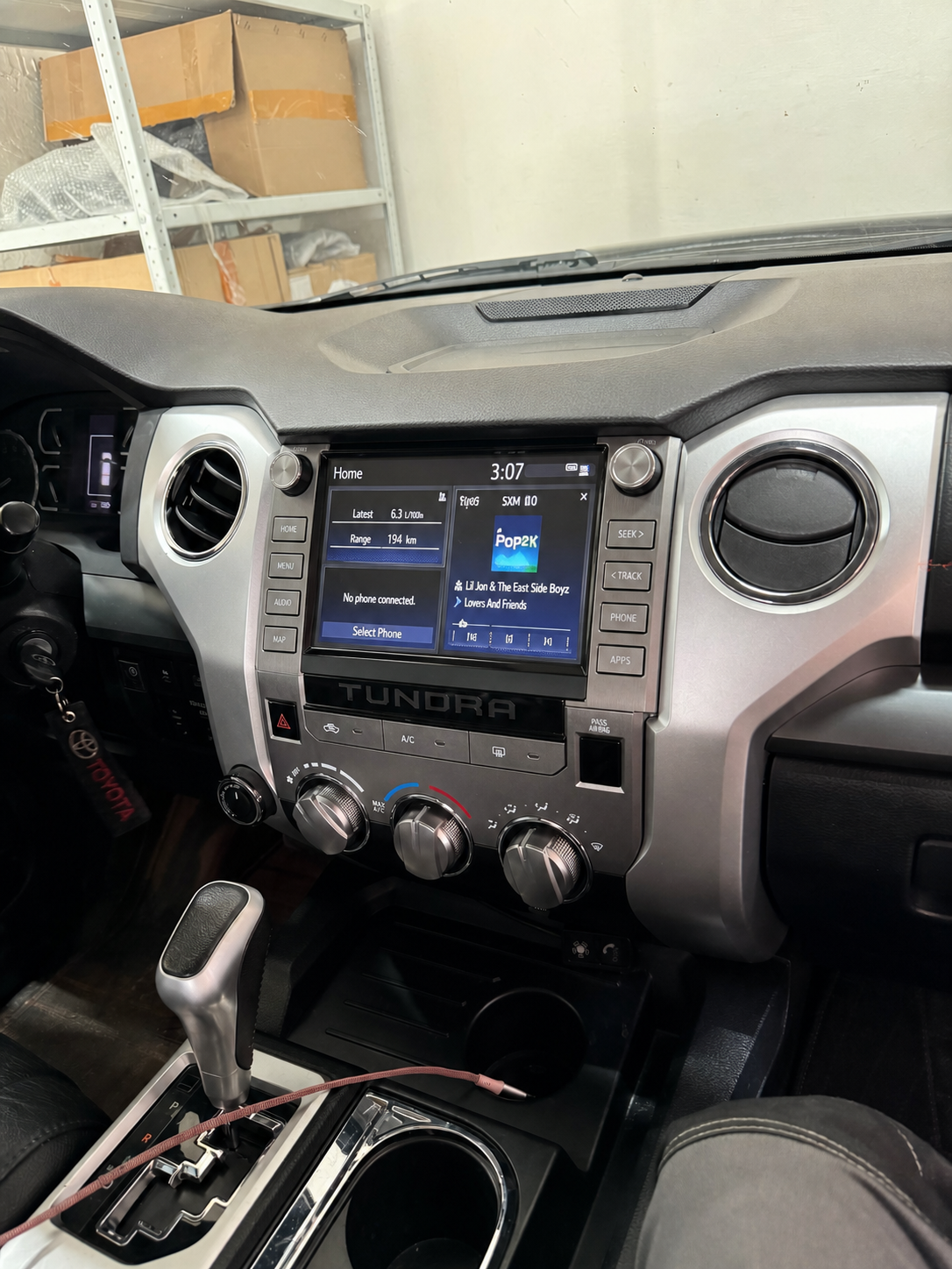 Toyota Tundra после выполненной работы в TEYES Sibir