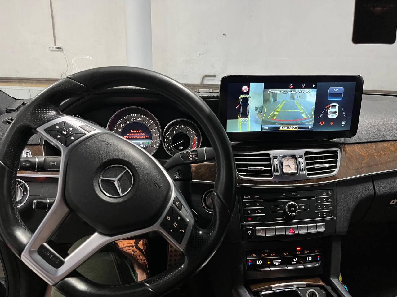 Mercedes E350: результат дополнительной работы — Teyes LUX ONE, TEYES Sibir, Новосибирск