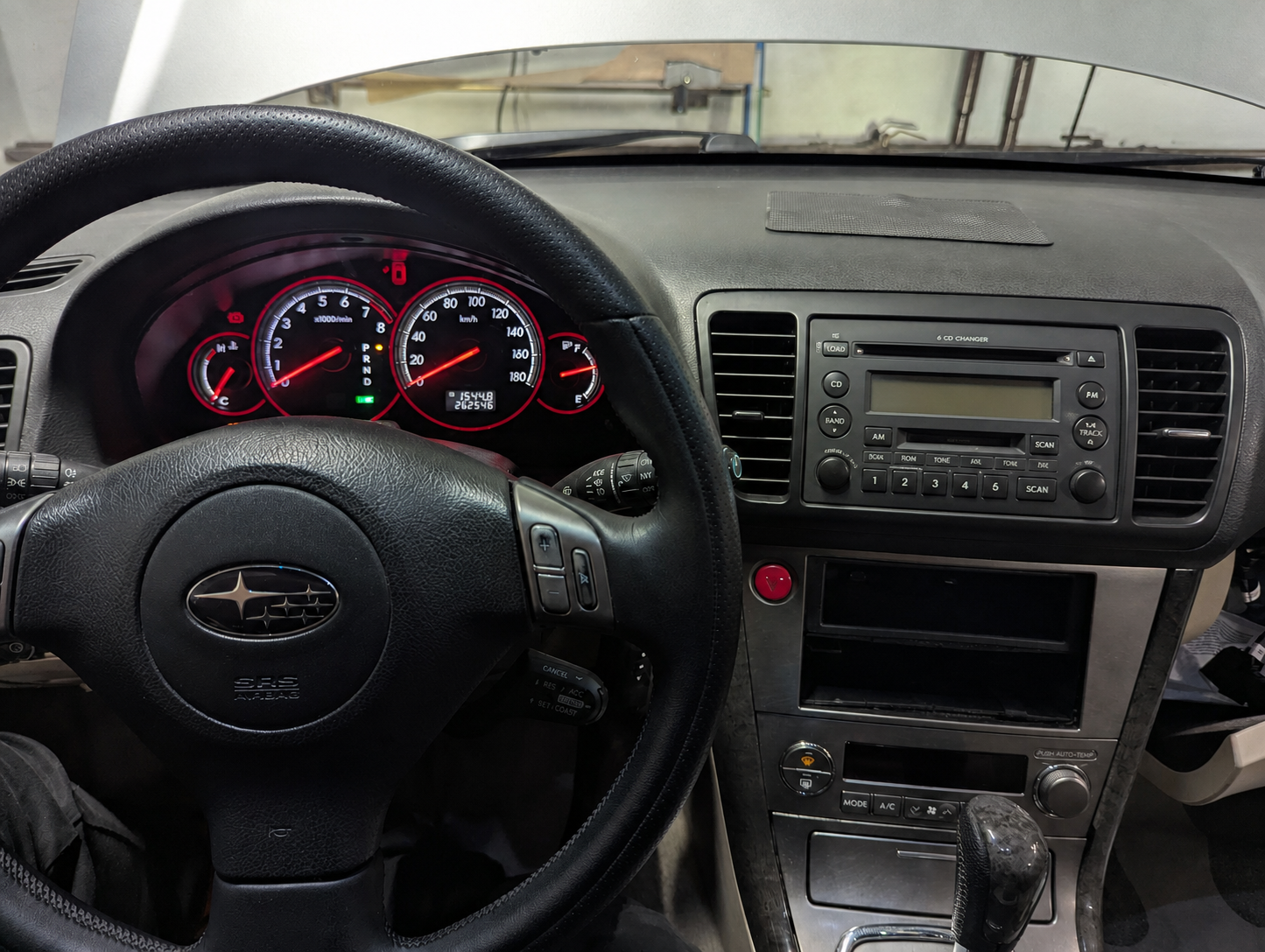 Subaru Outback: до установки — Teyes CC3 2K, TEYES Sibir, Новосибирск