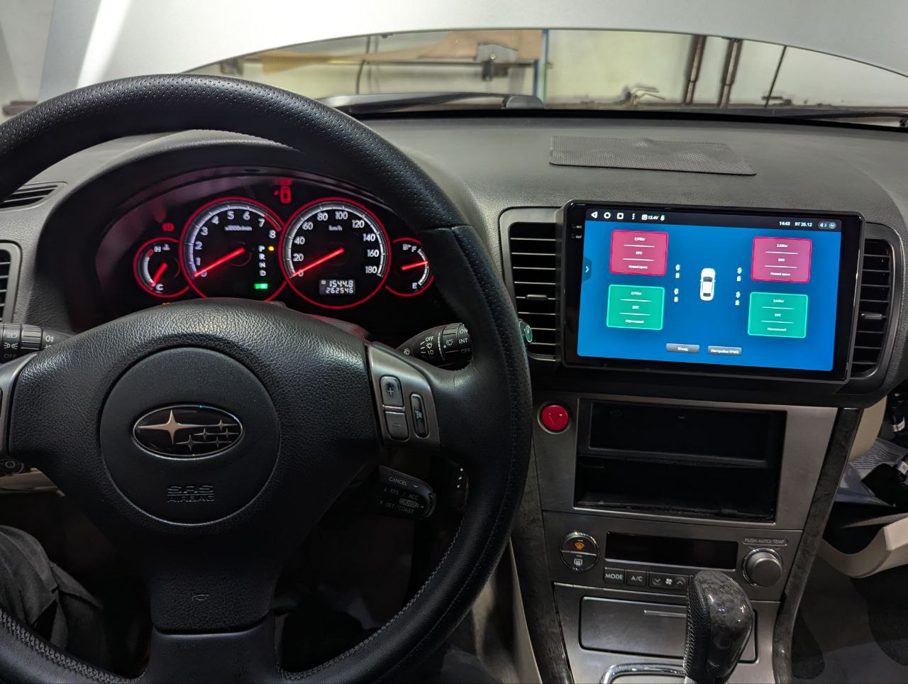 Subaru Outback после выполненной работы в TEYES Sibir