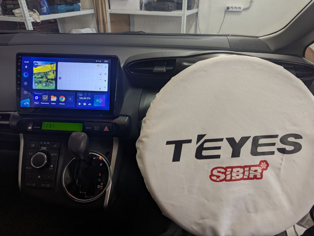 Toyota Wish после работы: TEYES CC3L
