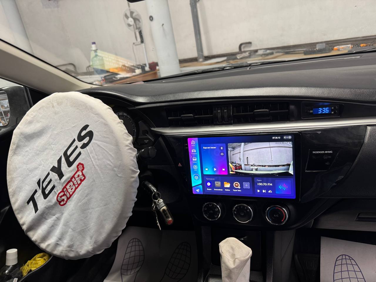 Установка TEYES CC3 2K на Toyota Corolla — готовый результат работы TEYES Sibir в Новосибирске