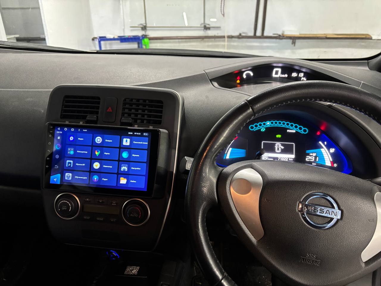 Nissan Leaf после работы: TEYES CC3