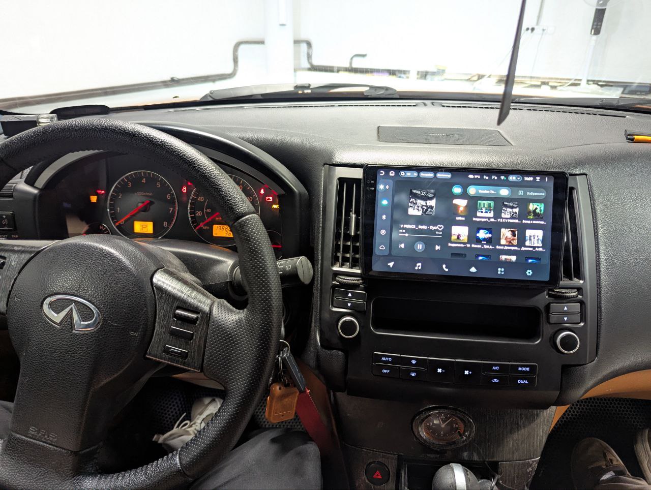 результат после установки на Infiniti FX35 — TEYES Sibir, Новосибирск
