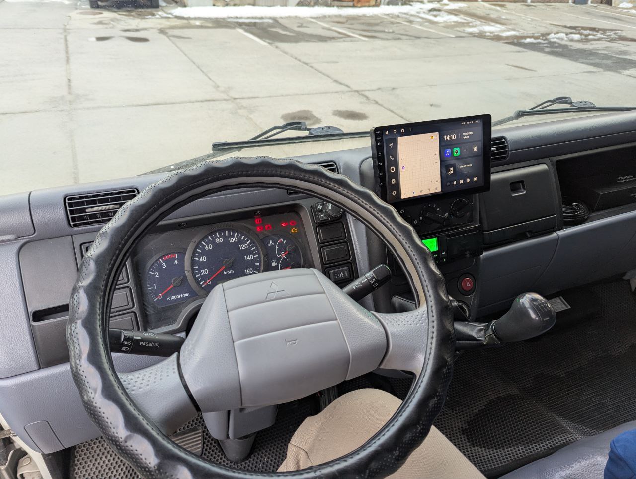 Mitsubishi Fuso Canter после работы: установка teyes cc4 pro в TEYES Sibir